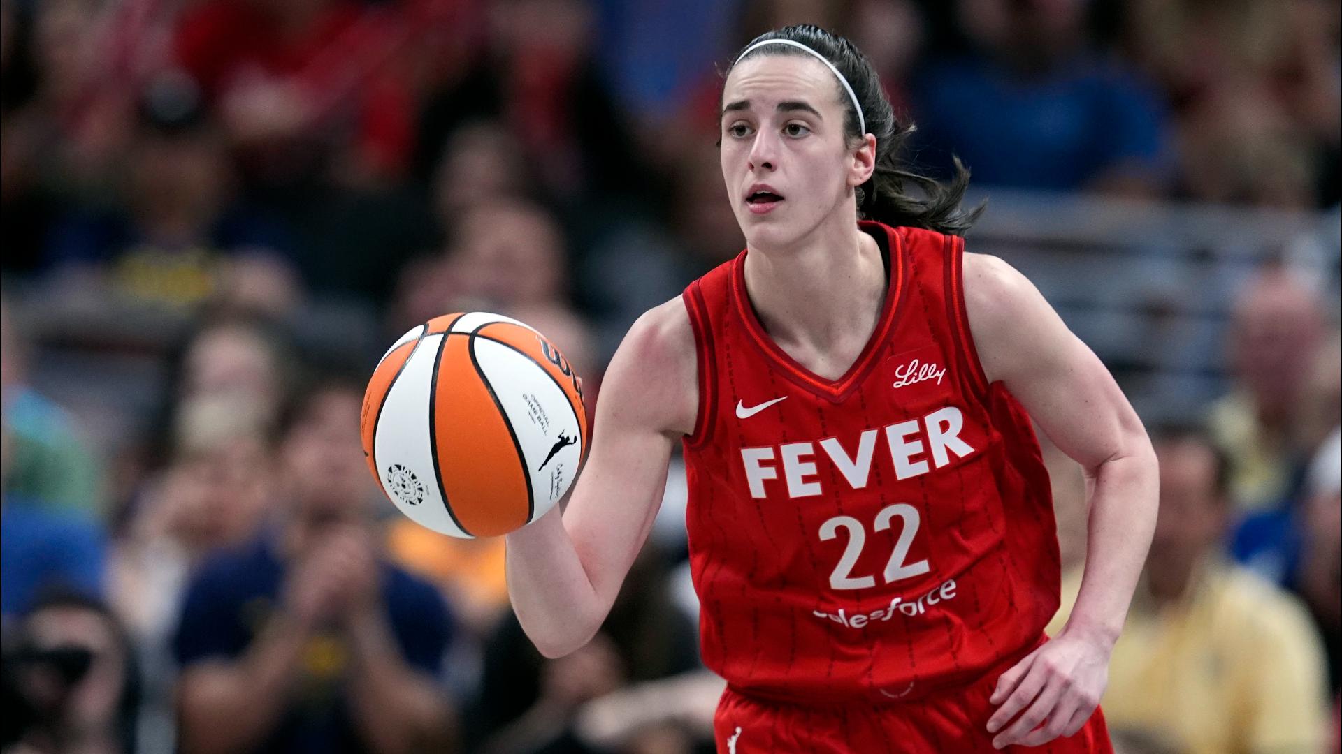 Caitlin Clark scores first WNBA rookie tripledouble in Fever win