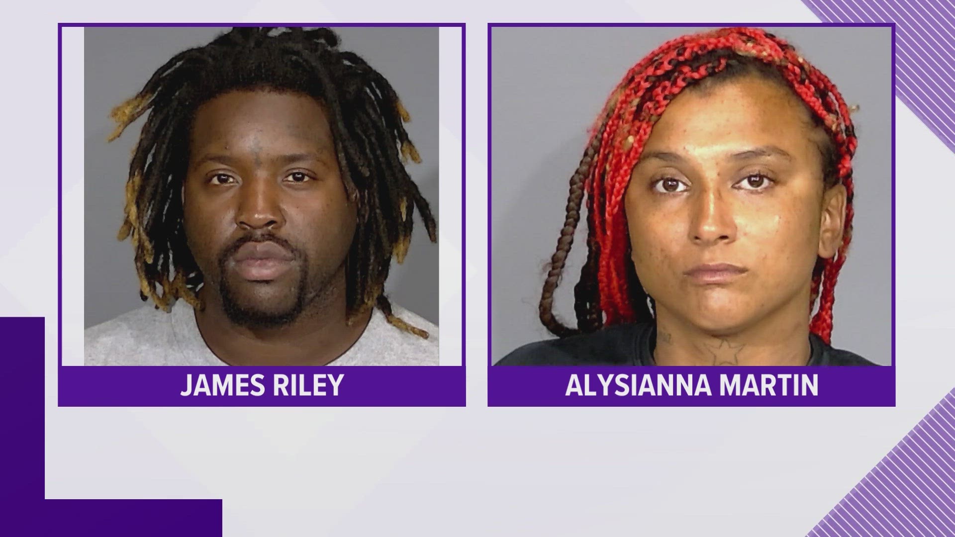 James Riley will spend 62 years in prison after pleading guilty to murder and kidnapping. Alysi-Anna Martin will spend 30 years in prison.