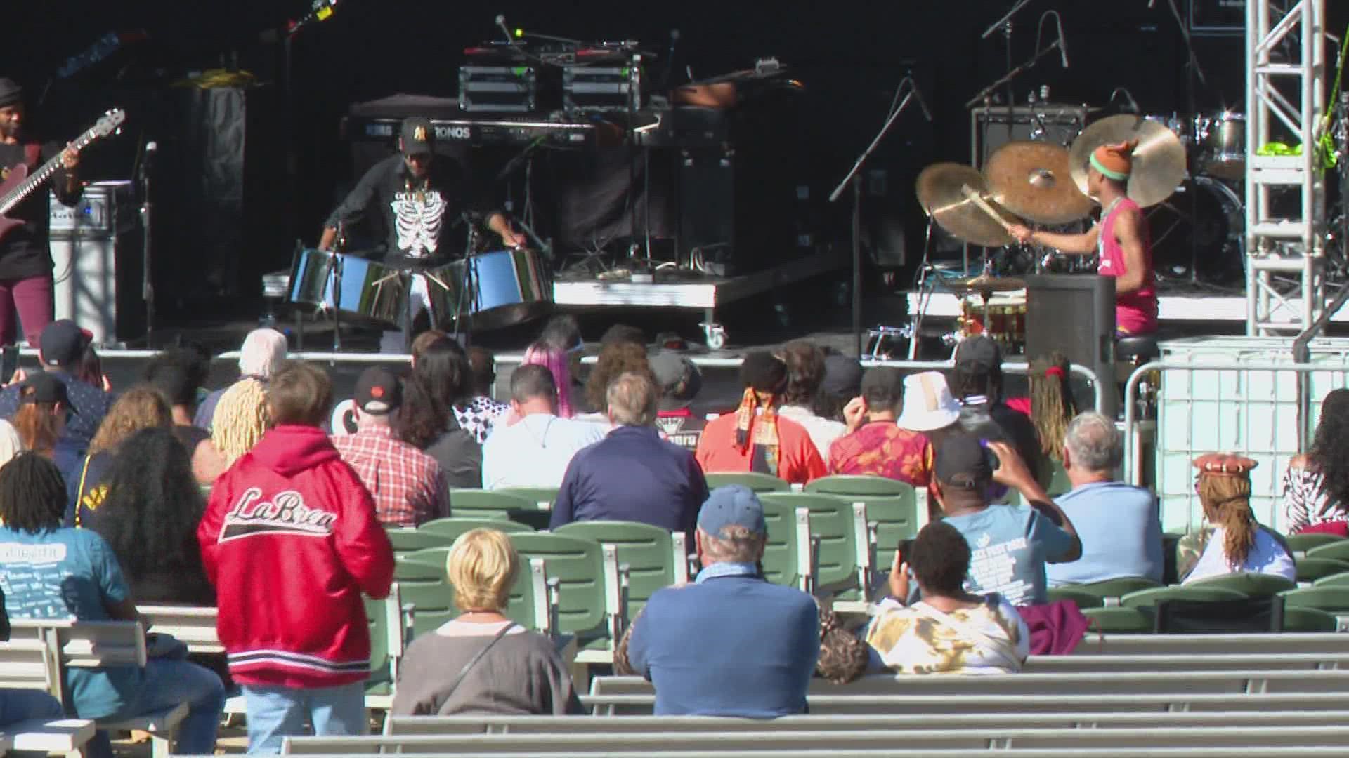 Jazz Fest started Friday and will end at midnight on Sunday.