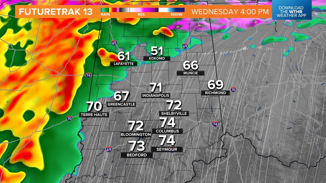 Weather blog: Warmth, wind before Wednesday storms - Vimarsana News