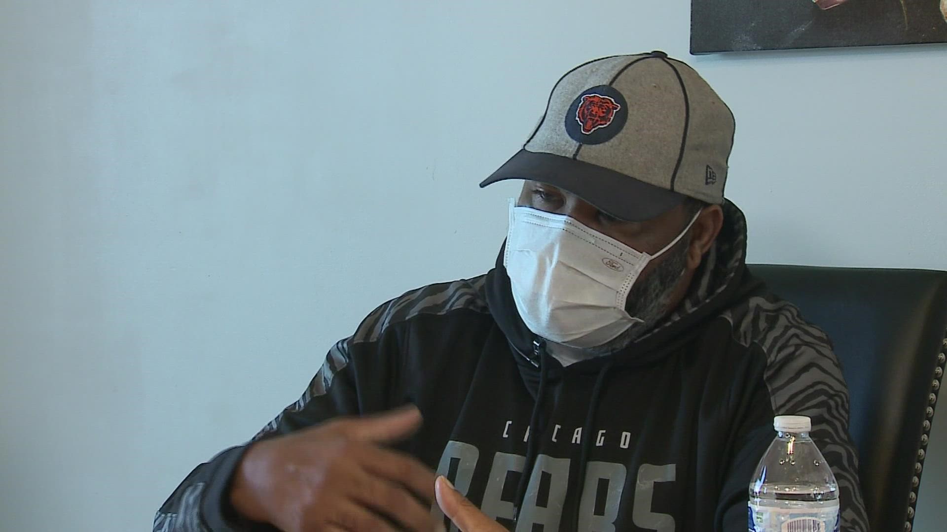 Marcus Edwards went to a Chicago bears game in 2019 with a sign asking for a new kidney hoping to get on TV. Two years later, he got his wish.
