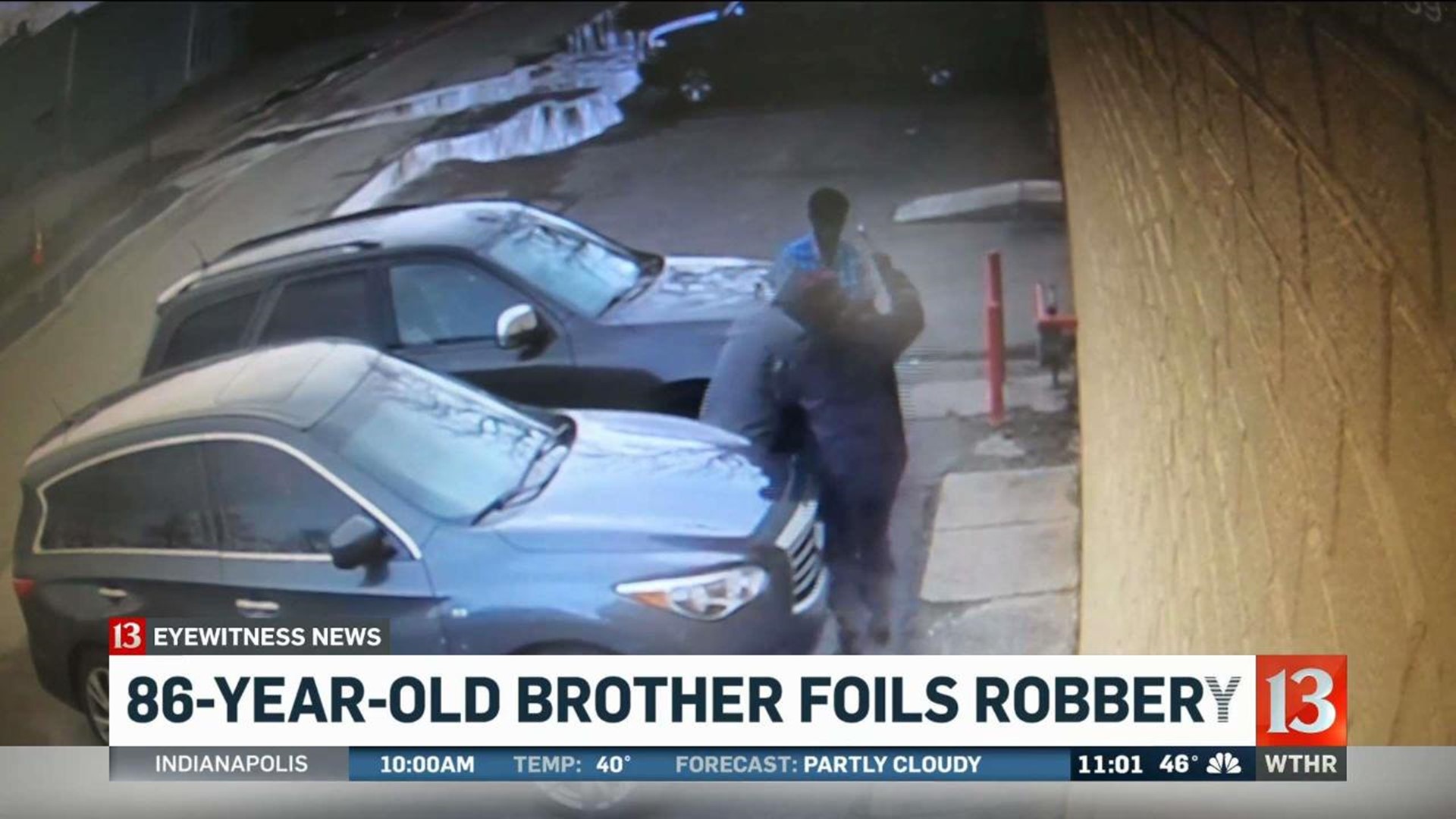 Man comes to aid of sibling being robbed