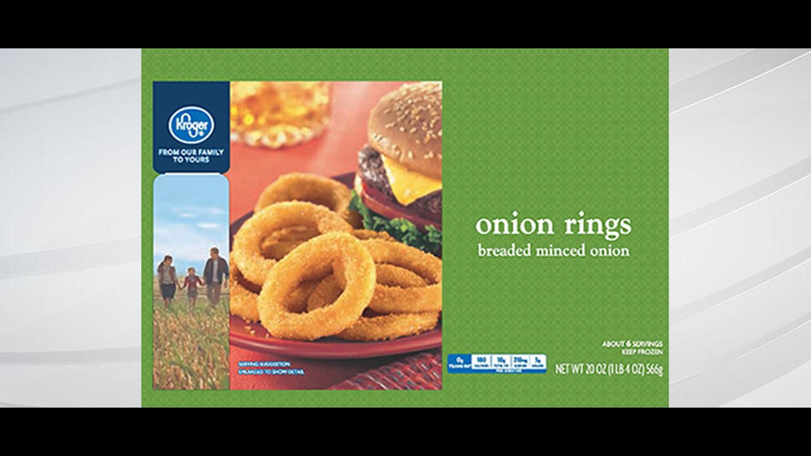 Kroger frozen onion rings, 5 other brands recalled due to allergy risk