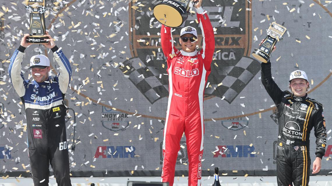 2024 24 VOITURE Indy Course Honda 10 Alex Palou Dhl Échelle 1:64 Modèle - Foto 5