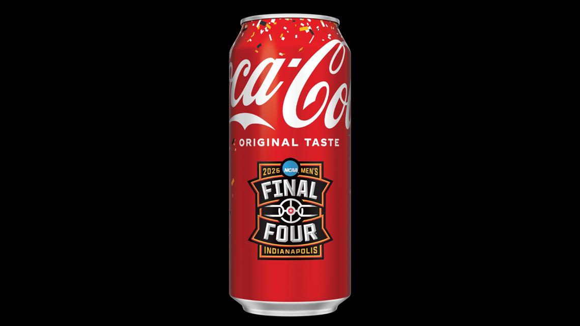 Coca-Cola Debuts new cans for NCAA Final Four in Indianapolis