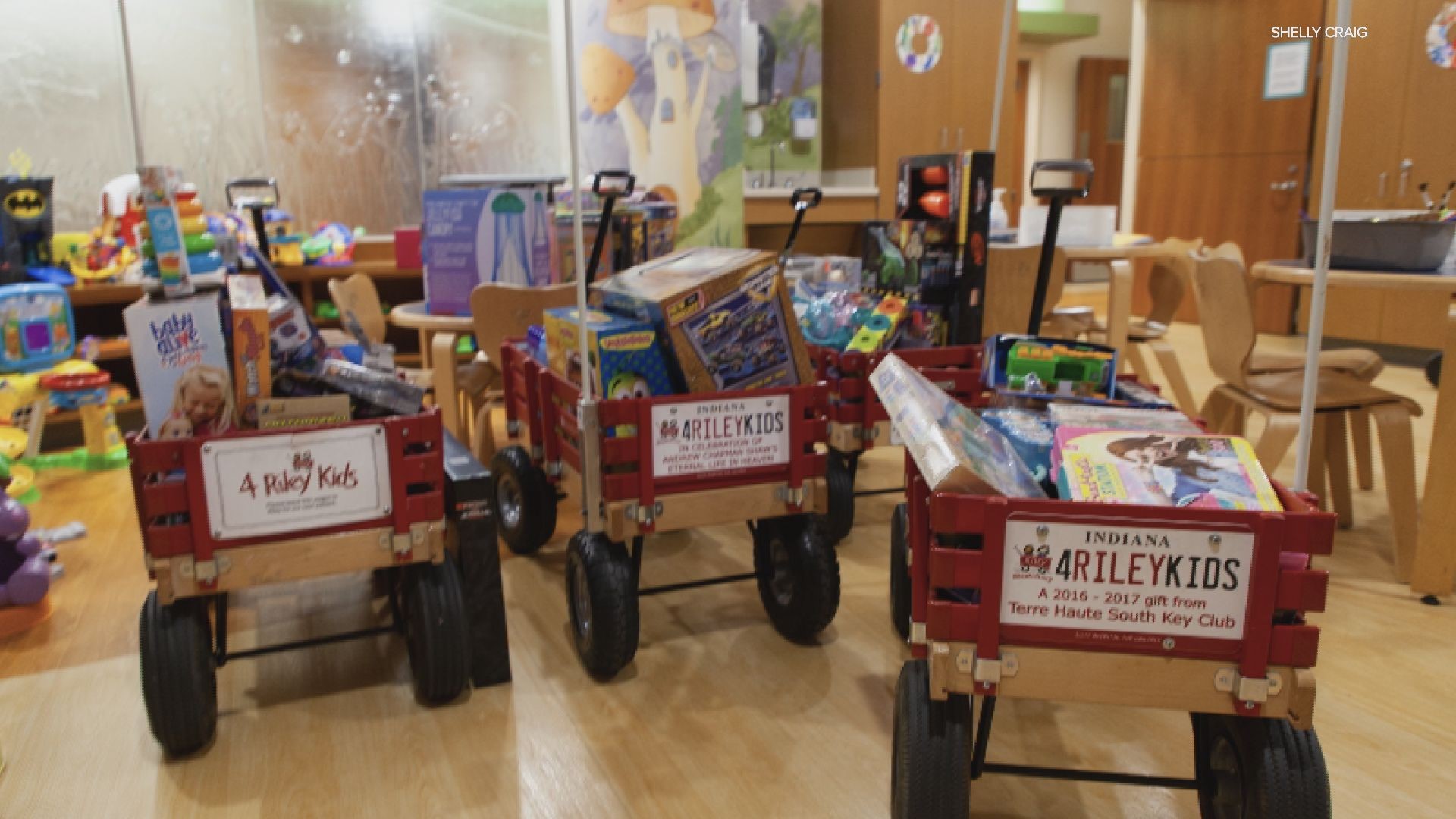 Toys For Riley Carmel teen marks 10 years collecting toys for Riley patients | wthr.com