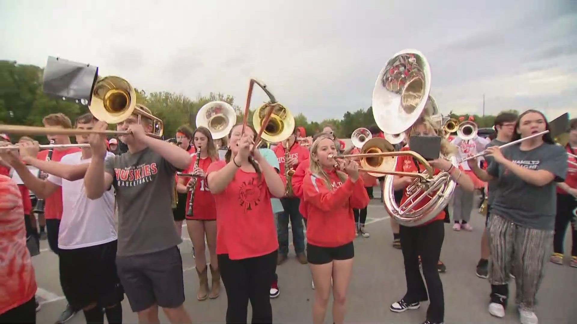 We're featuring the Hamilton Heights High School Marching Huskies this week.