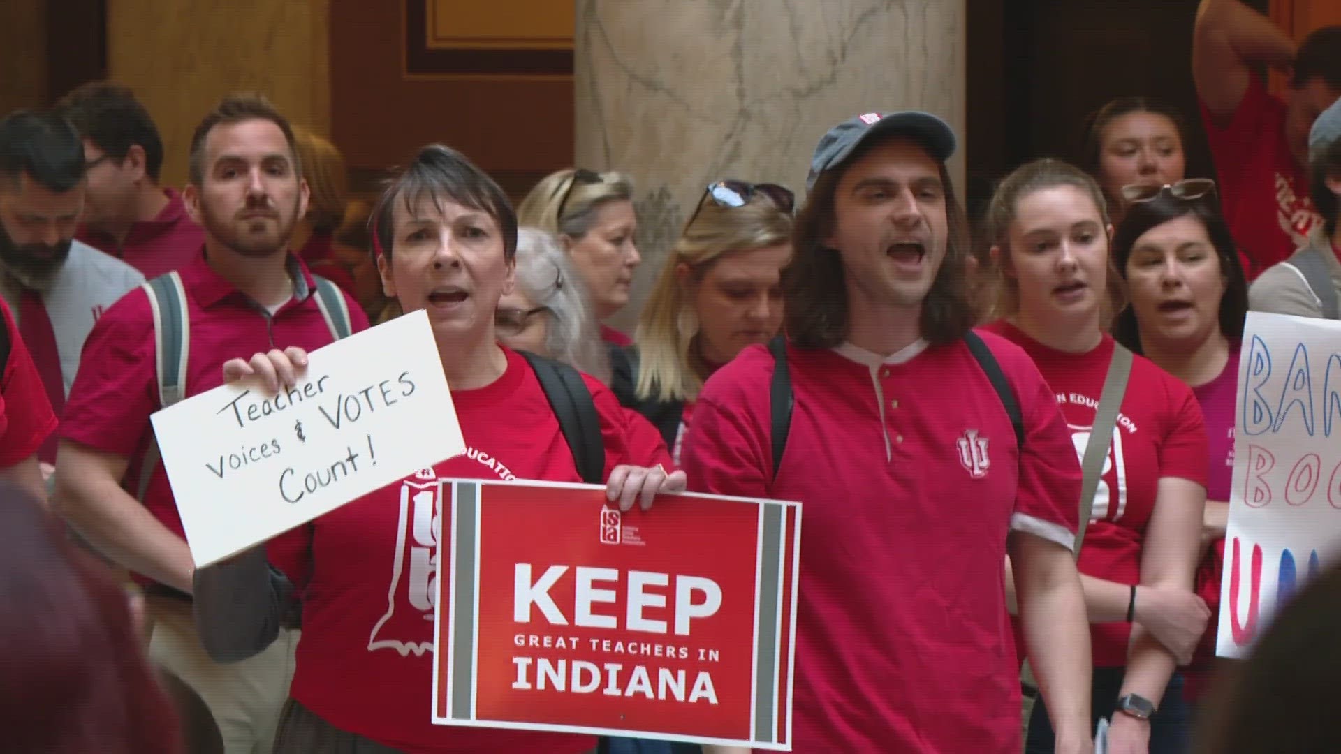 Big Indiana Teacher Protest Didn't Prompt Funding Action