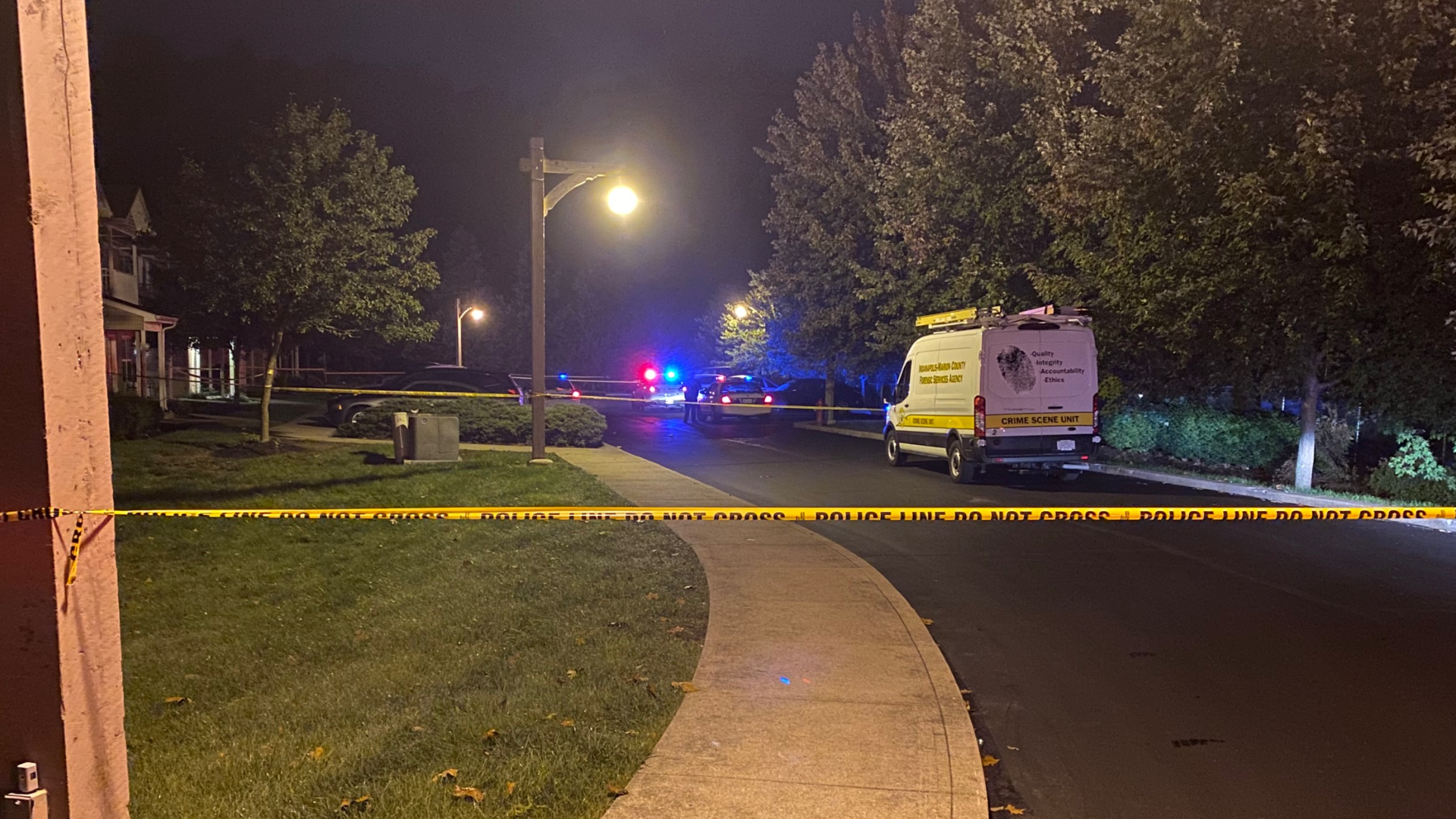A man was fatally shot on the city's near north side Wednesday morning, and a woman was killed in a shooting on the northwest side of Indianapolis Tuesday night.
