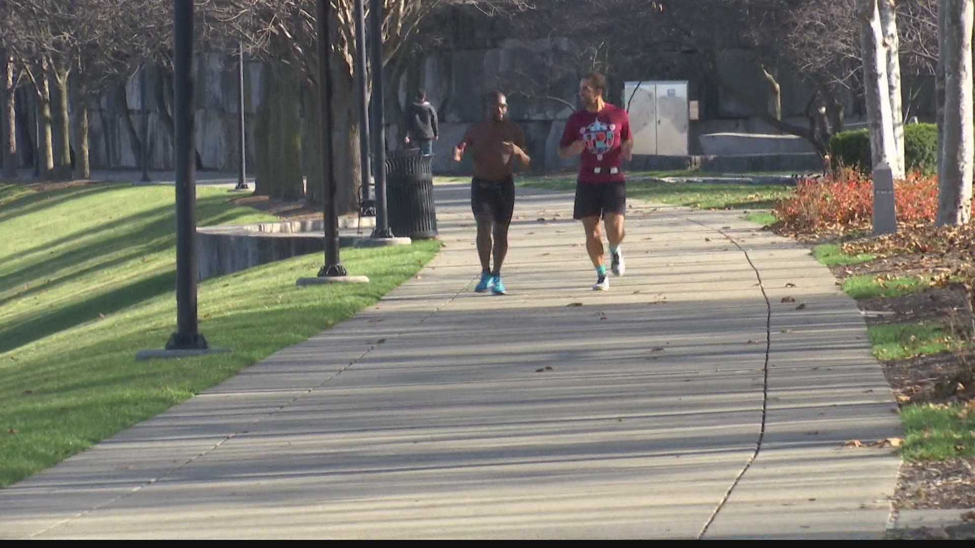 A Special Olympics Marathoner runs 150 miles in three days to inspire others to join the Hoosier Holiday Challenge.