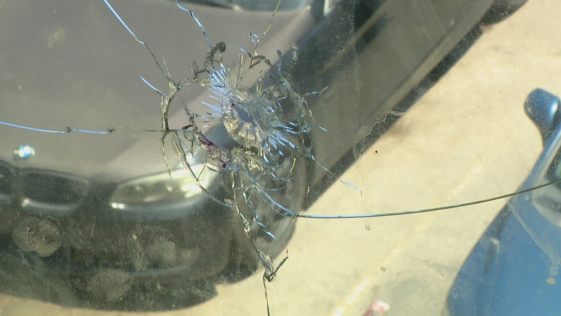 Indy Town residents say their apartment is not fixing damages sustained after a shooting over the weekend.