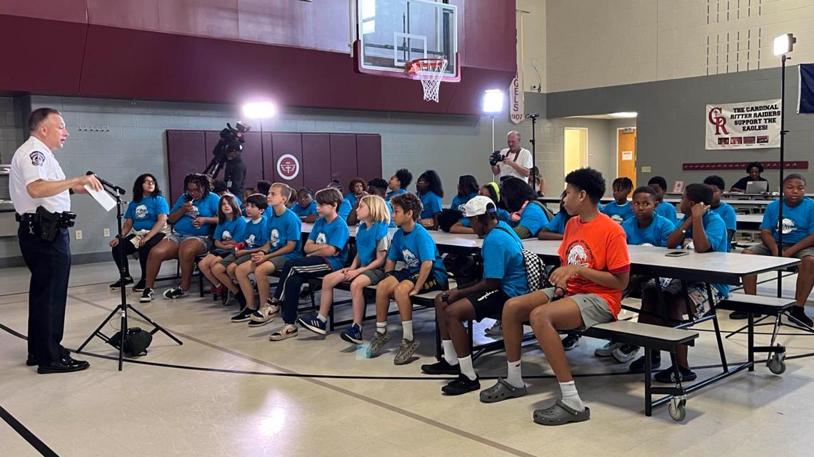 IMPD hosts G.R.E.A.T. Camp for Indy students - Vimarsana News