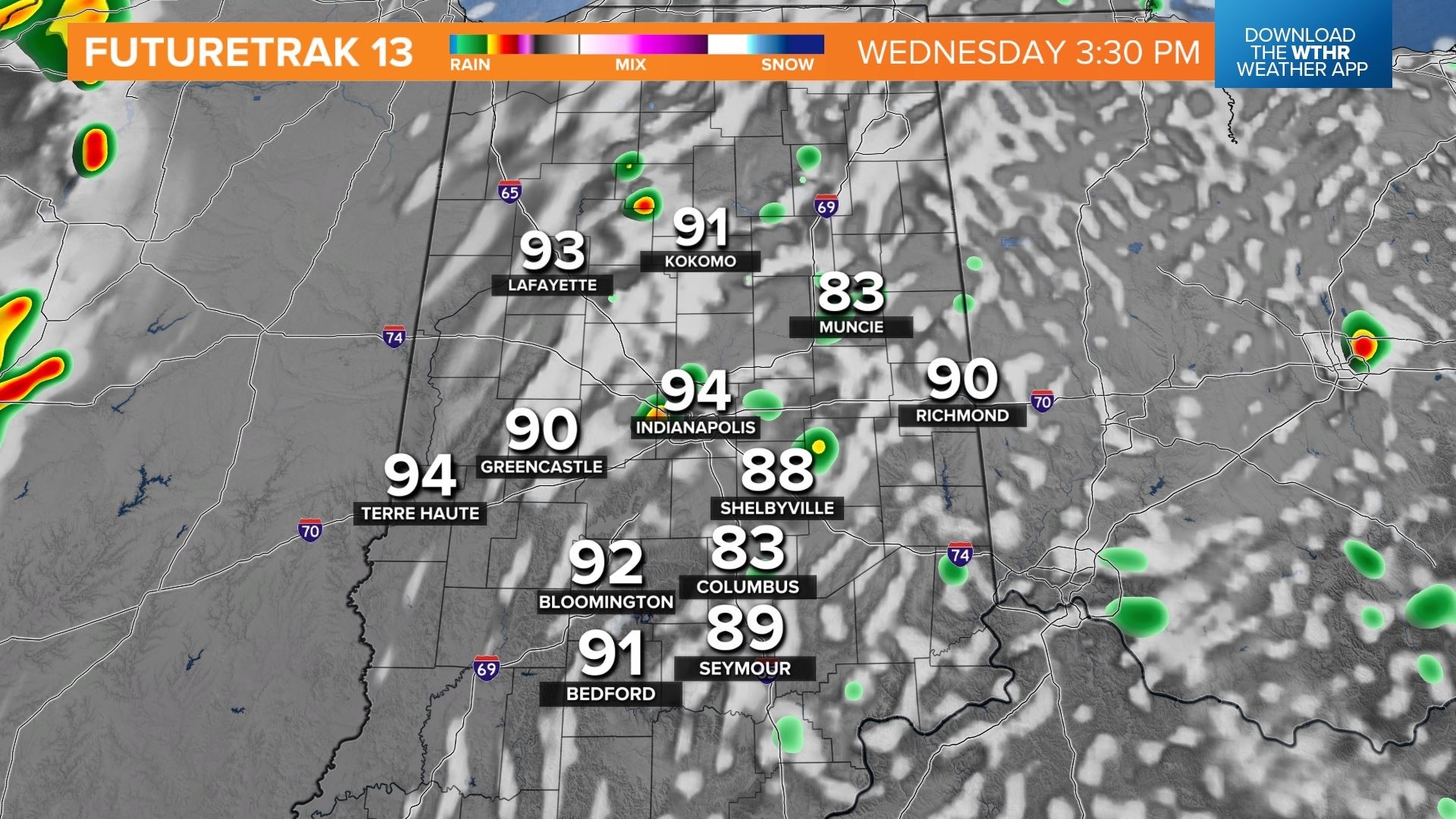 Weather blog: Isolated heavy storms Wednesday afternoon | wthr.com