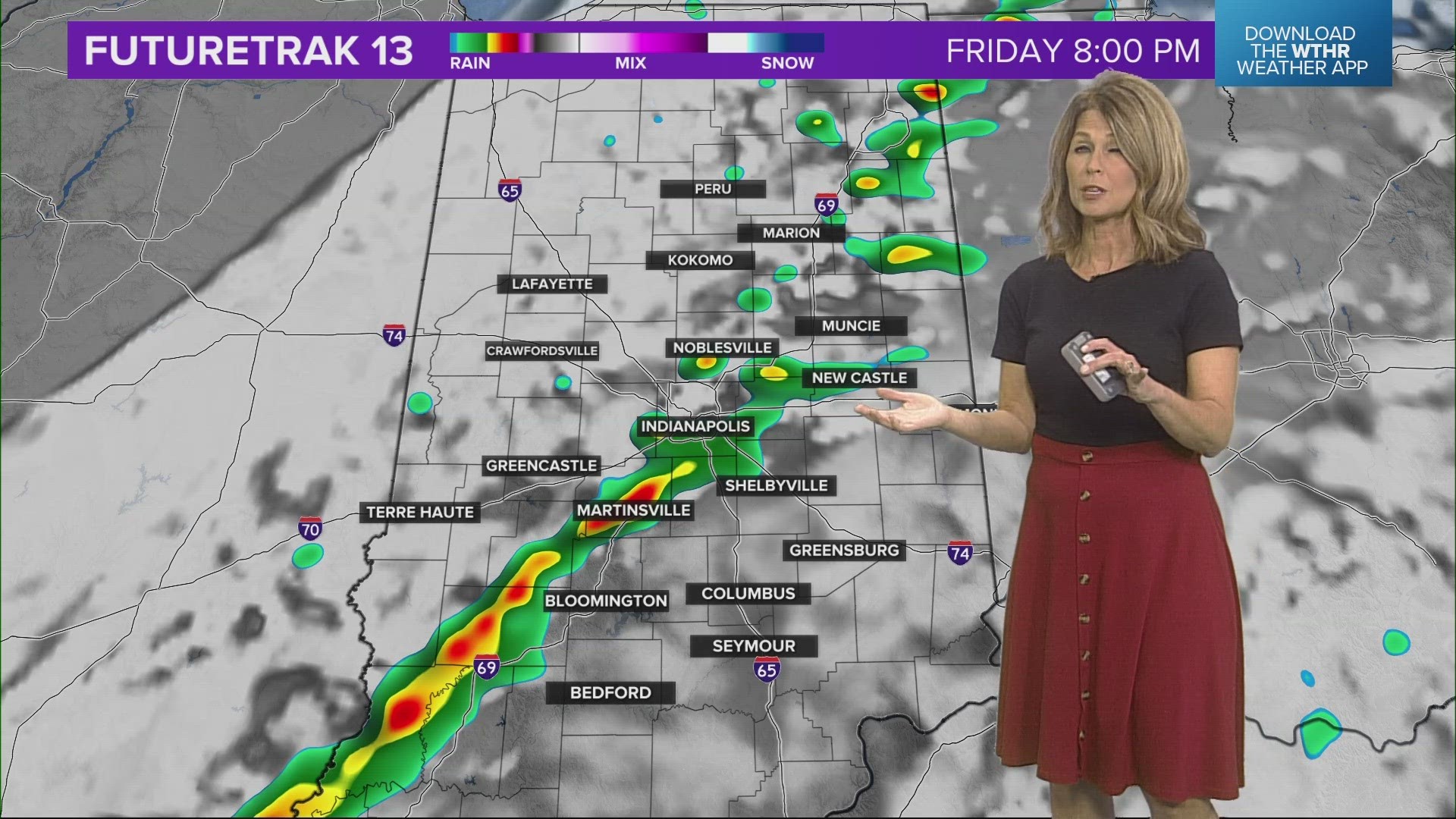 13News meteorologist Angela Buchman previews the Halloween forecast and also details the rain chances throughout the rest of the week.