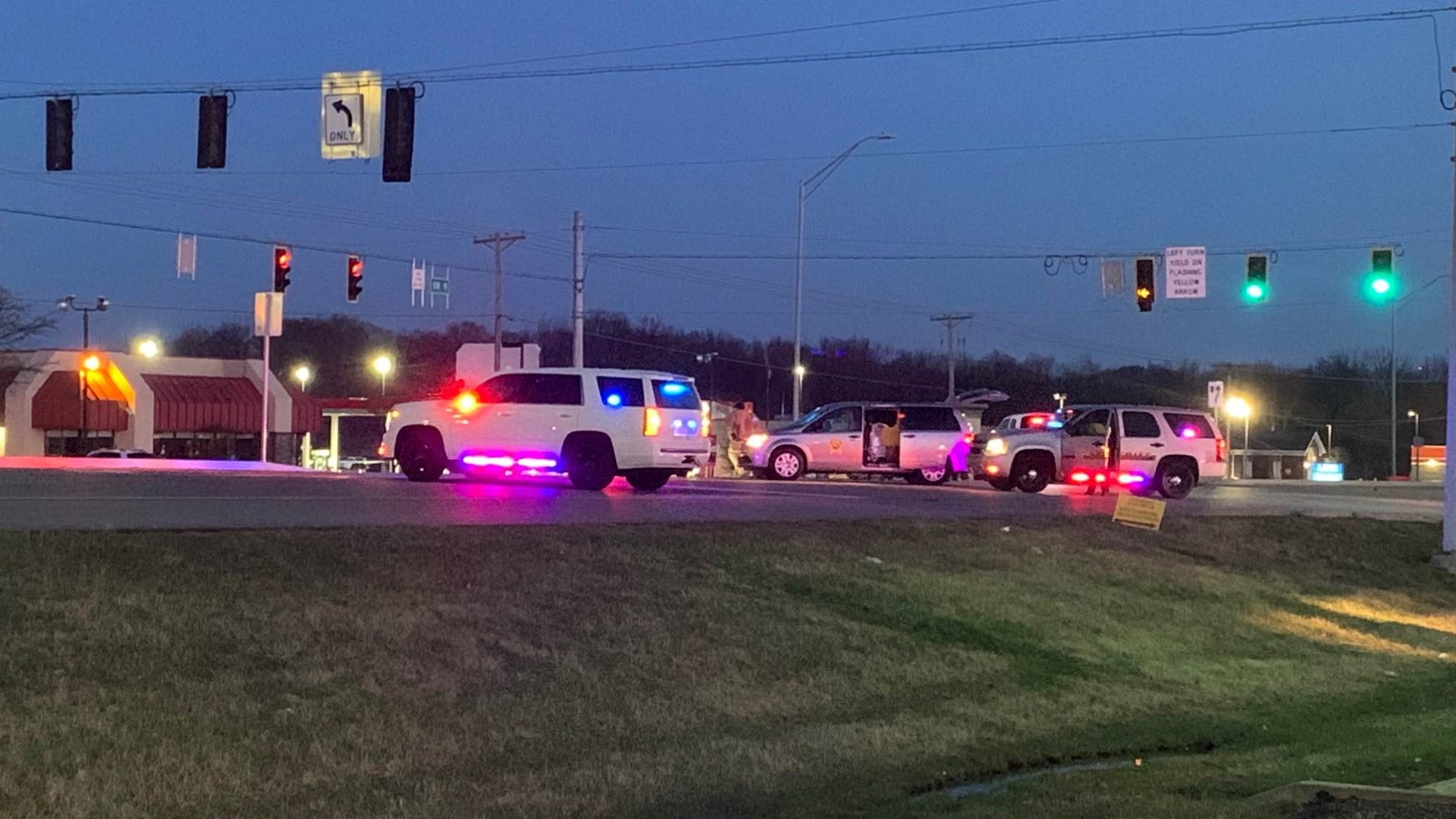 The motorcyclist was being chased by police when he t-boned another vehicle at an intersection, according to the Henry County Sheriff's Office.