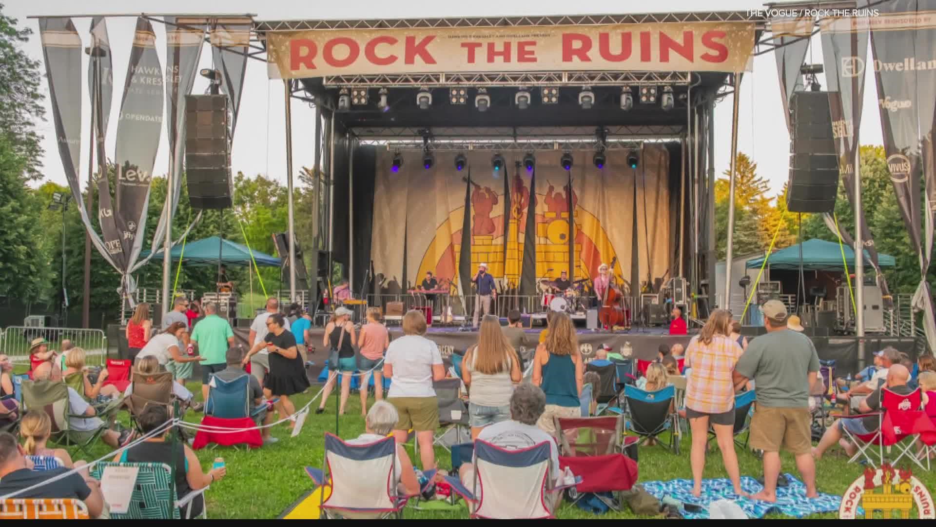 Rock the Ruins summer concert series returns to Holliday Park