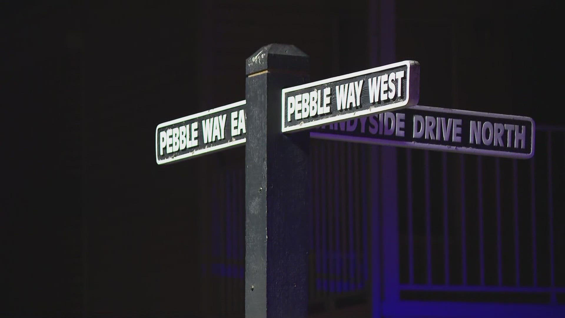 The incident happened around 9 p.m. Saturday in the 4800 block of Pebble Way, near West 62nd Street and Georgetown Road.