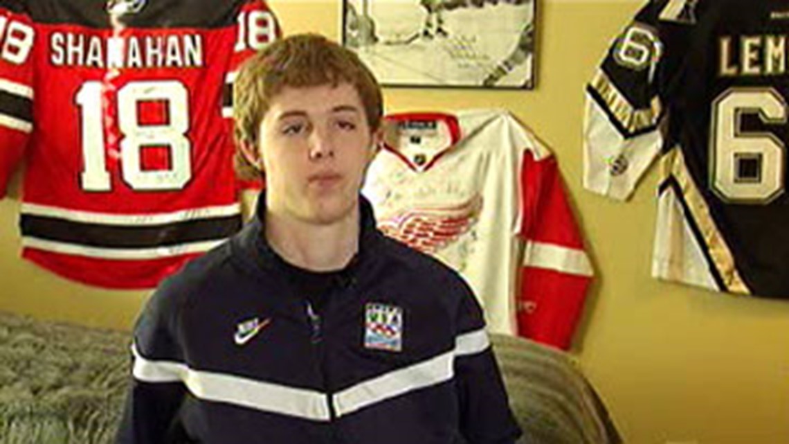 Paralyzed hockey player enjoys Olympic trip