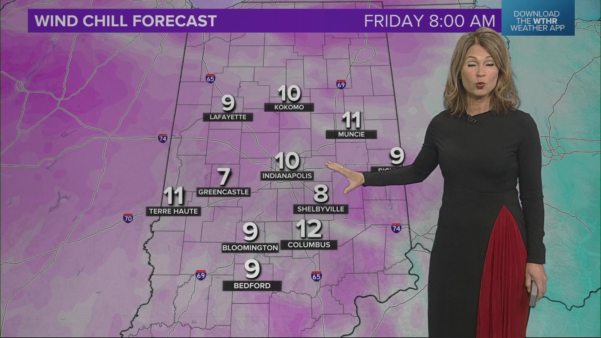 Angela has your latest forecast. Get more updates with the WTHR Weather app.