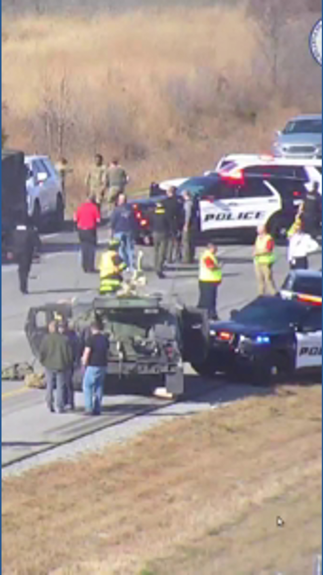 Military vehicle involved in fatal crash on I-65 in Boone County | wthr.com