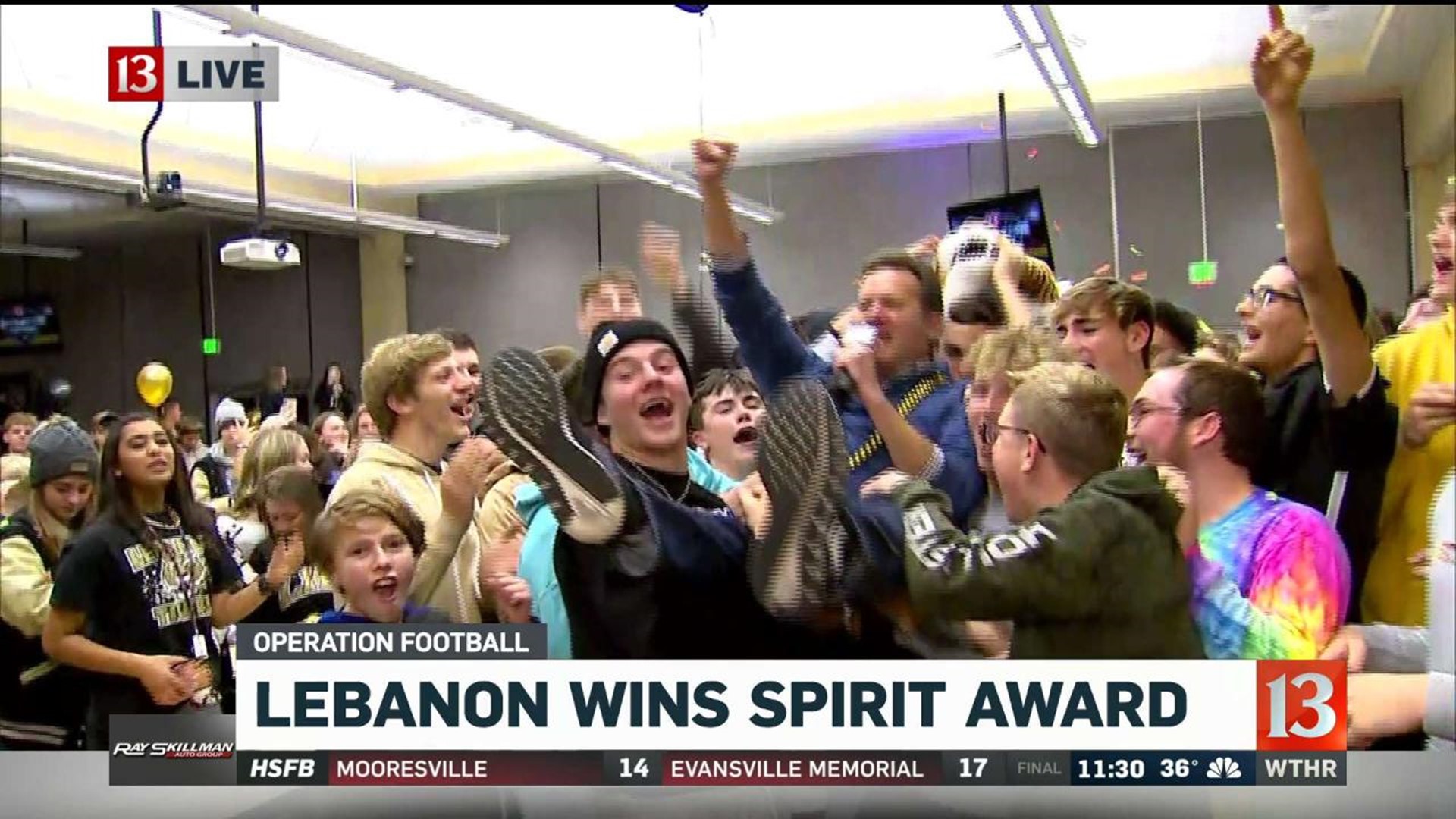 Lebanon wins Operation Football Spirit Award