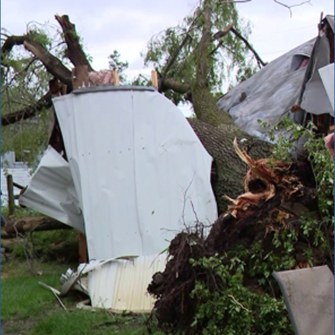 Storms leave path of damage from downtown Indianapolis to east central ...