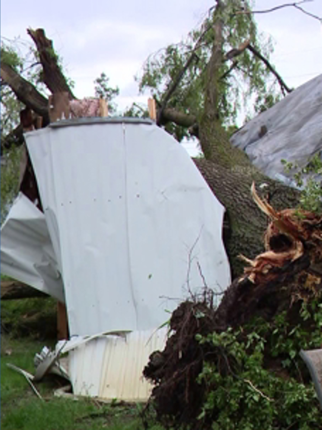 Storms leave path of damage from downtown Indianapolis to east central ...
