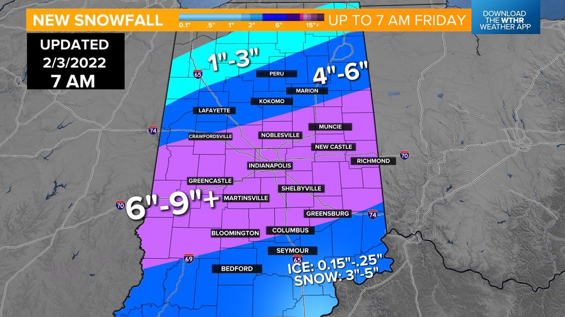 Heavy snow just getting started in central Indiana | wthr.com