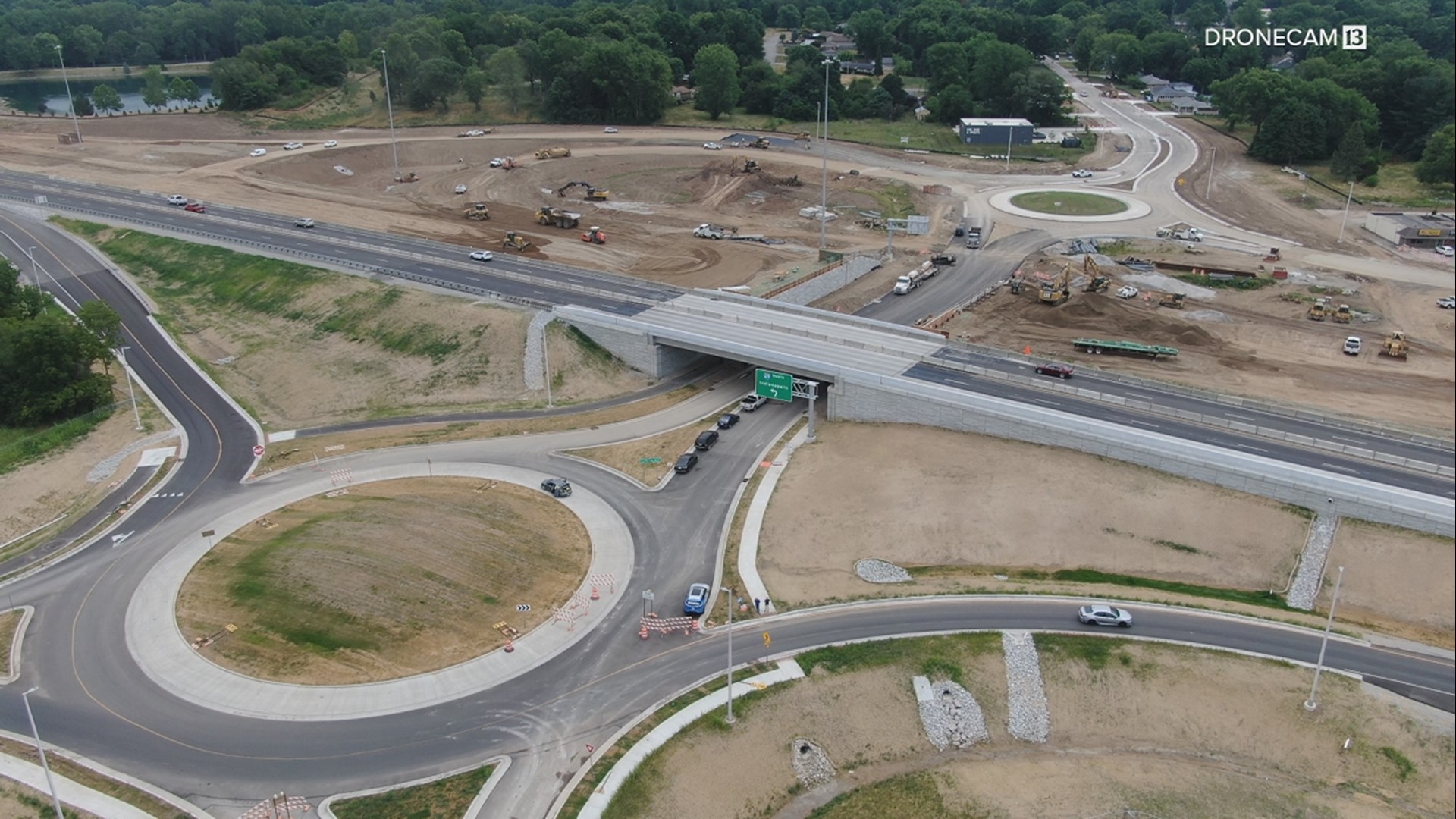Halfway point of I69 Indy to Martinsville construction project