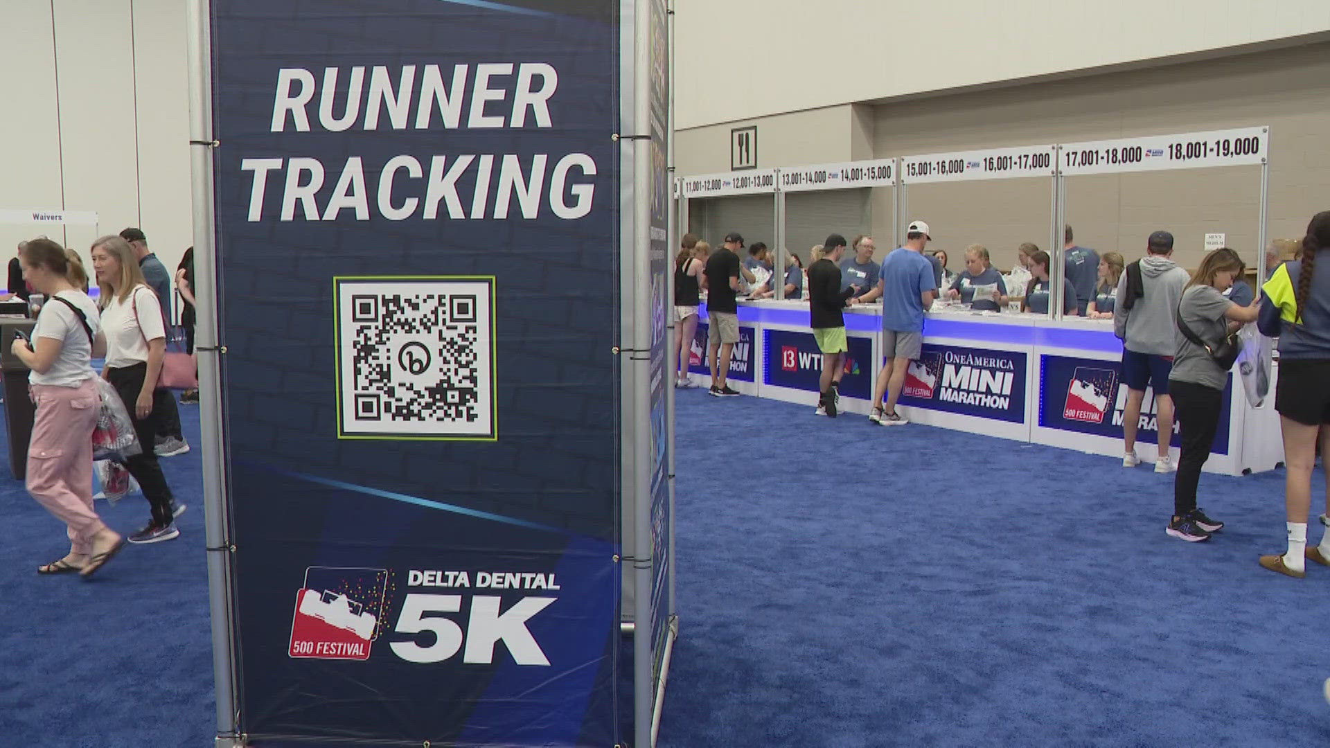 The 500 Festival says they have 20,000 runners from 15 different countries and 5 continents participating this weekend.
