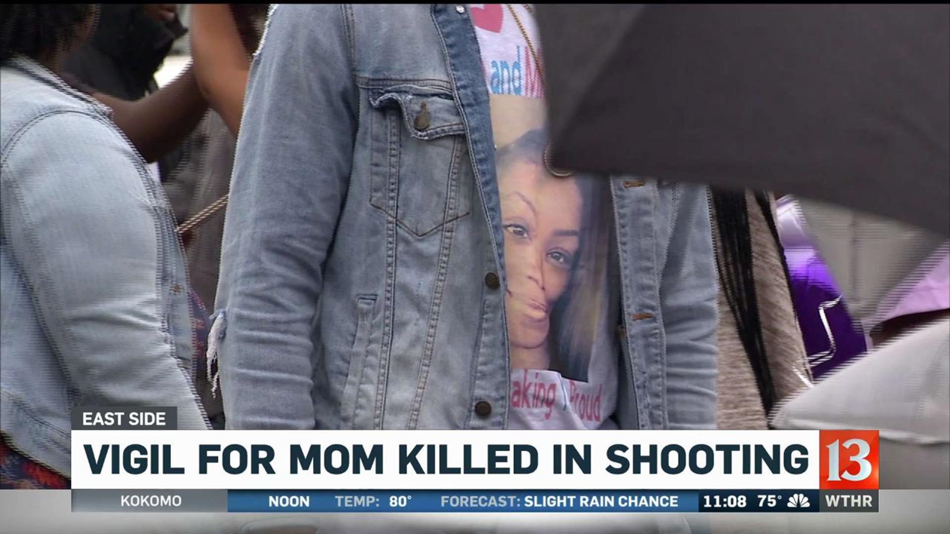 Vigil Held for Mom Killed in Shooting