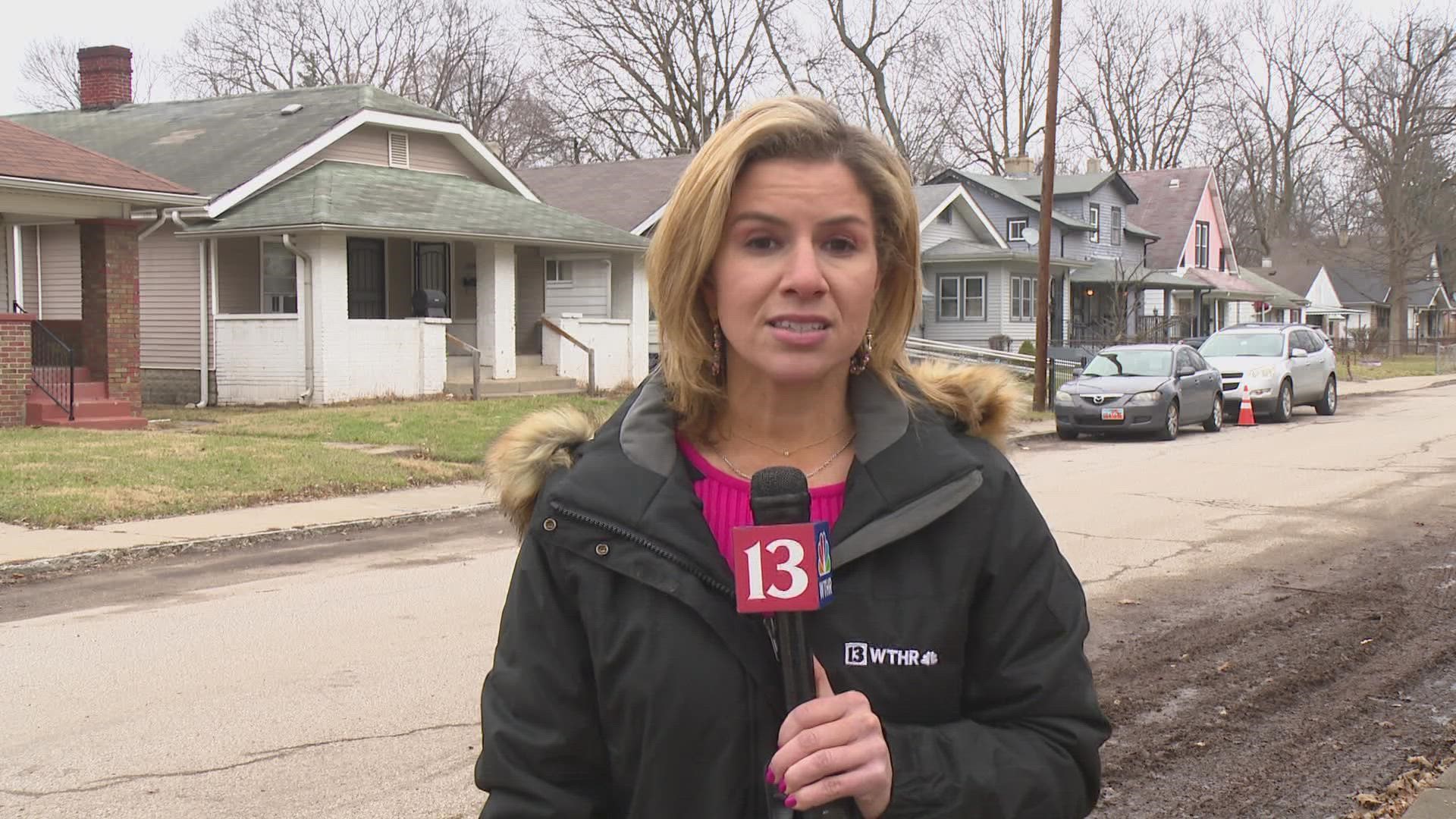 An Indianapolis mother is recovering after someone shot multiple rounds into her home on the near northwest side.