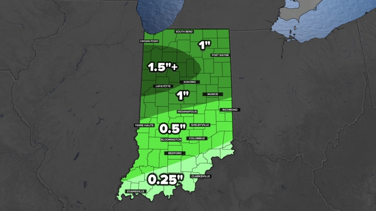 Rain finally coming back to Indiana | How much to expect | wthr.com