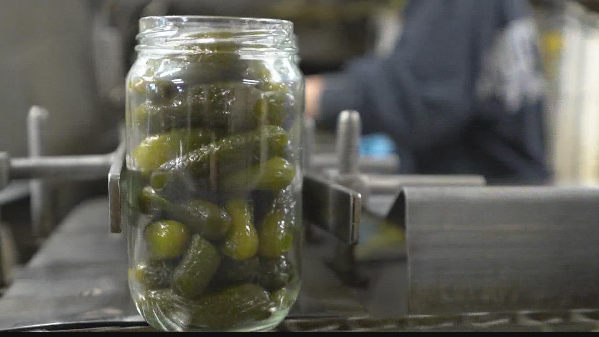 Chuck shows us a pickle maker that has been using the same recipe for 100 years!