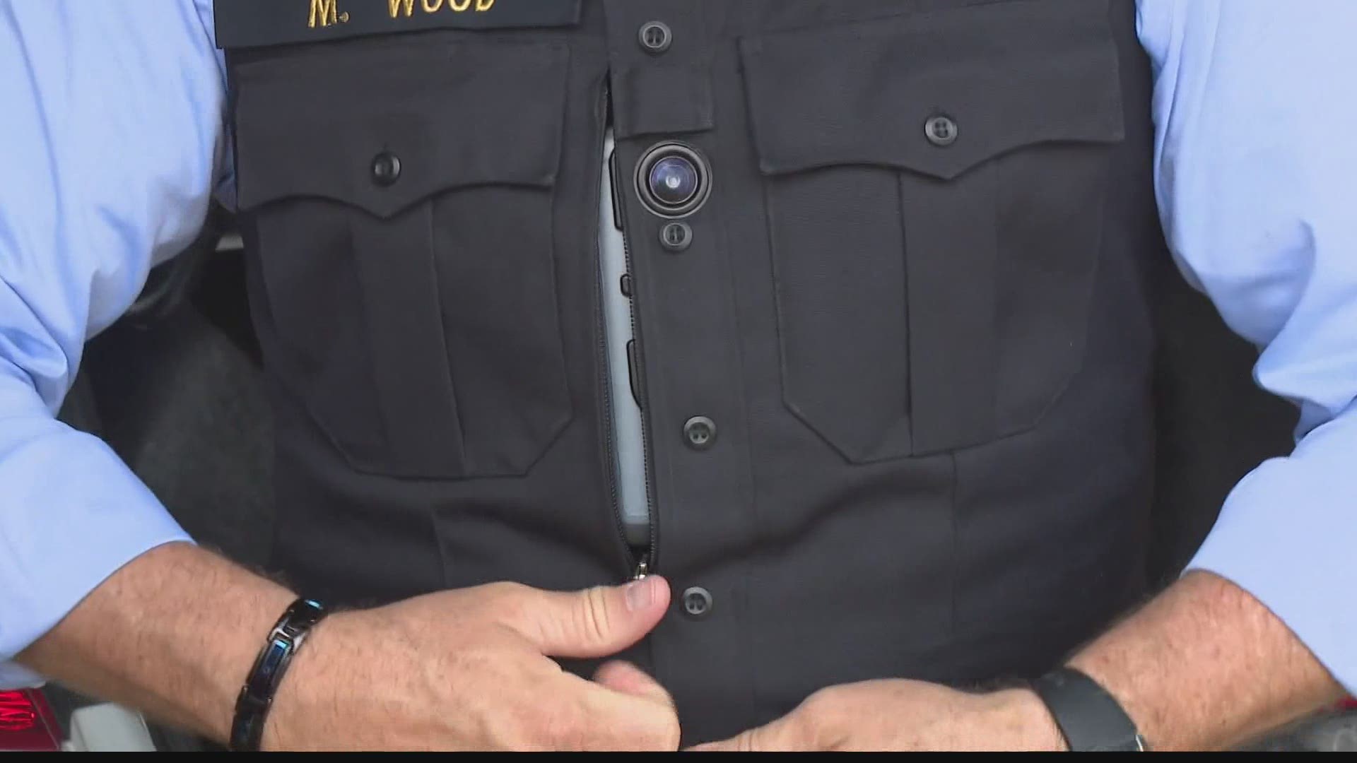 Officers working Metro's East District were first to get the new cameras.