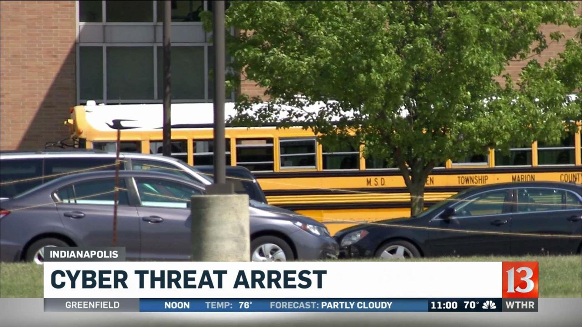 Arrest in cyber threats against school