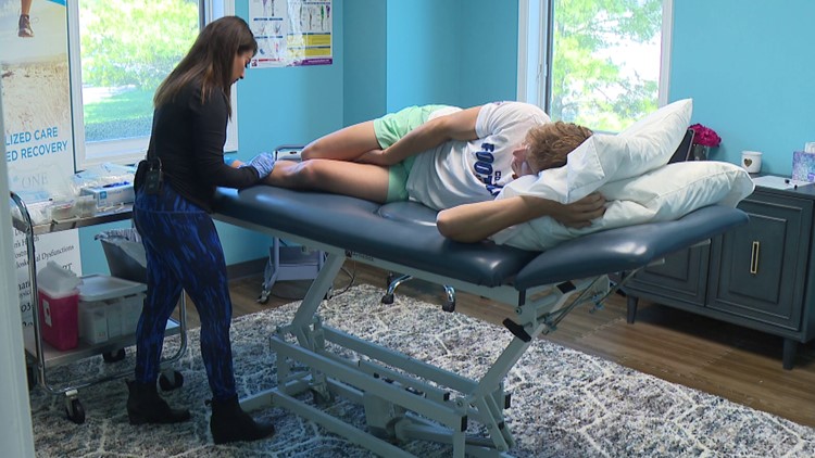 Brebeuf Jesuit athlete finds relief and returns to competition with dry needling