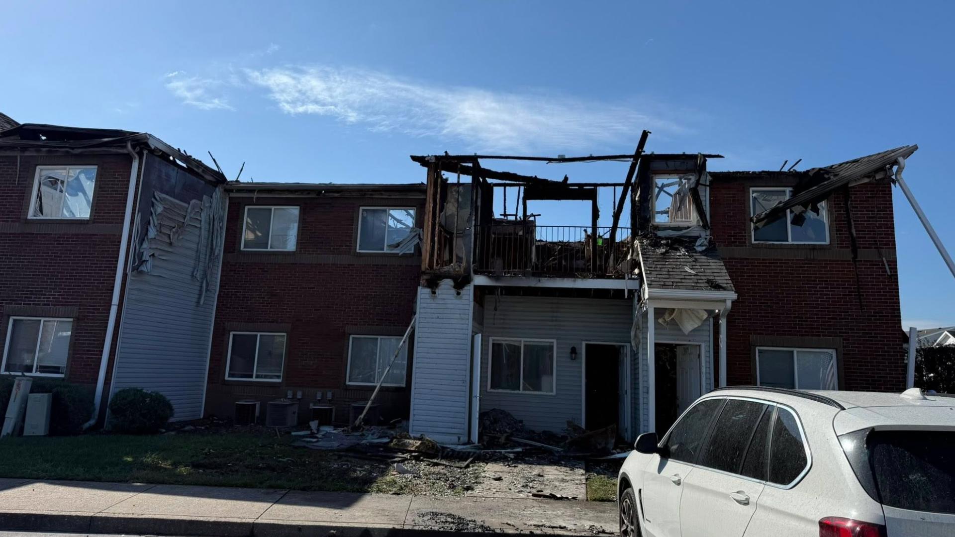 18 people displaced after apartment complex fire in Evansville | wthr.com