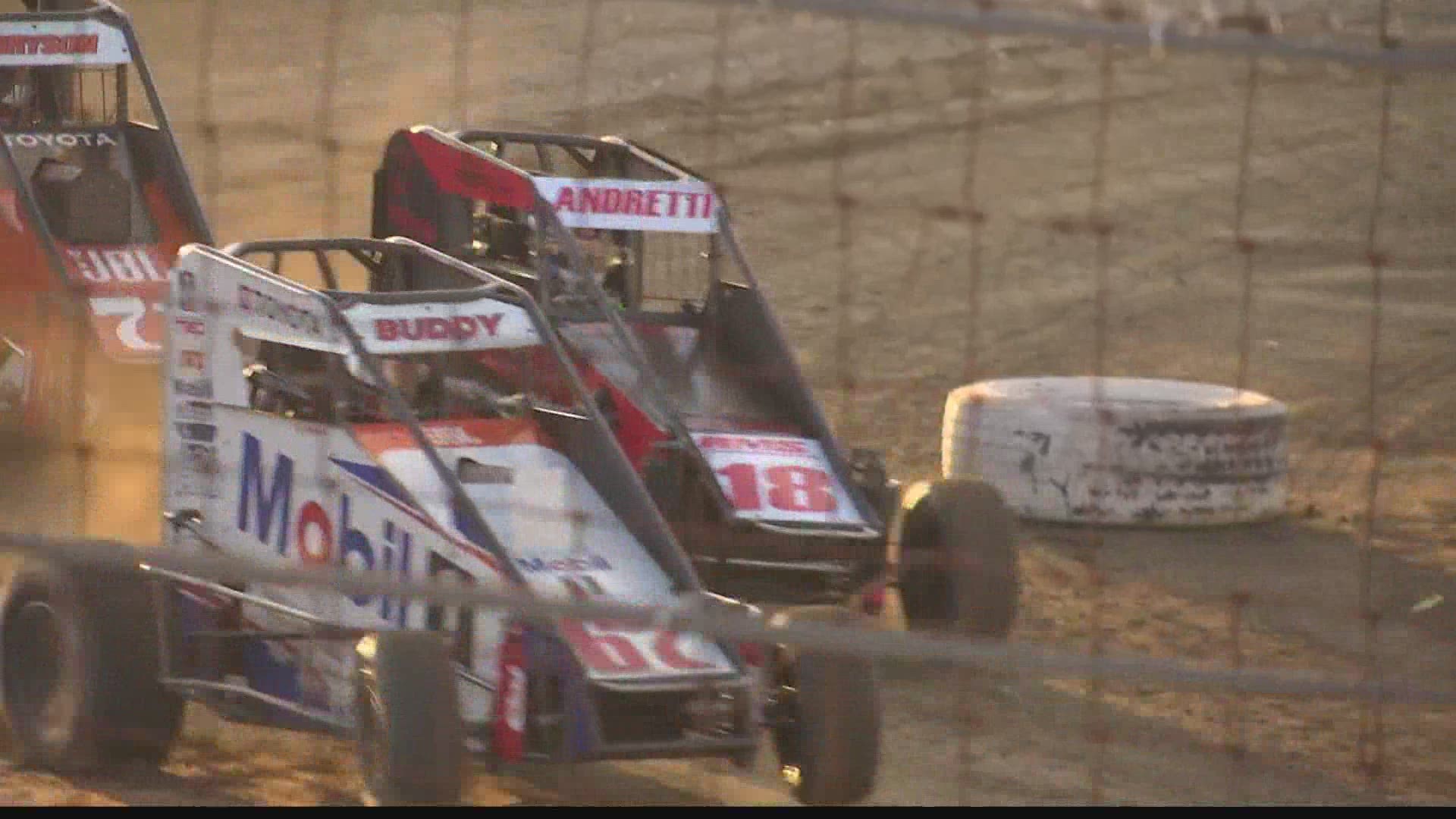 Racers took the track at Circle City Raceway Wednesday in honor of the late John Andretti.