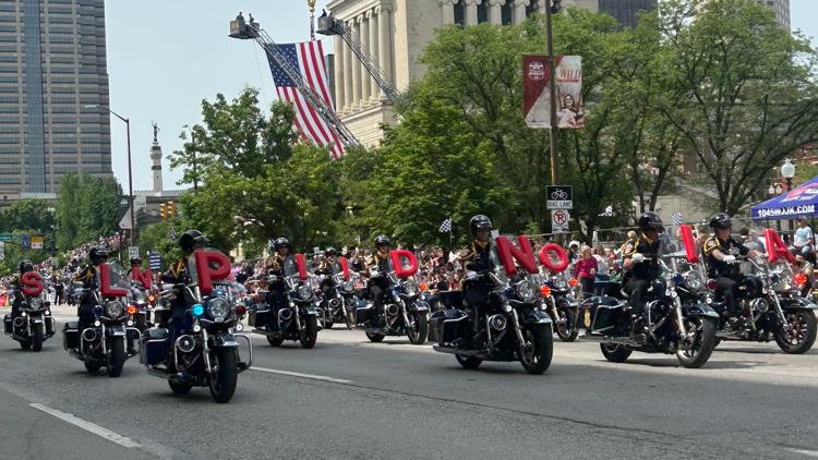 PHOTOS: See marching bands and Indy 500 drivers in the 2025 AES 500 Festival Parade