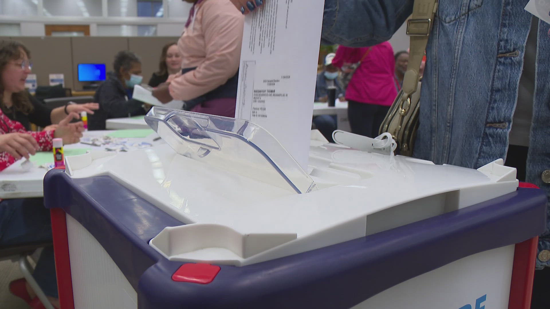 13News reporter Jennie Runevitch shows us how Marion County election workers are getting ready.