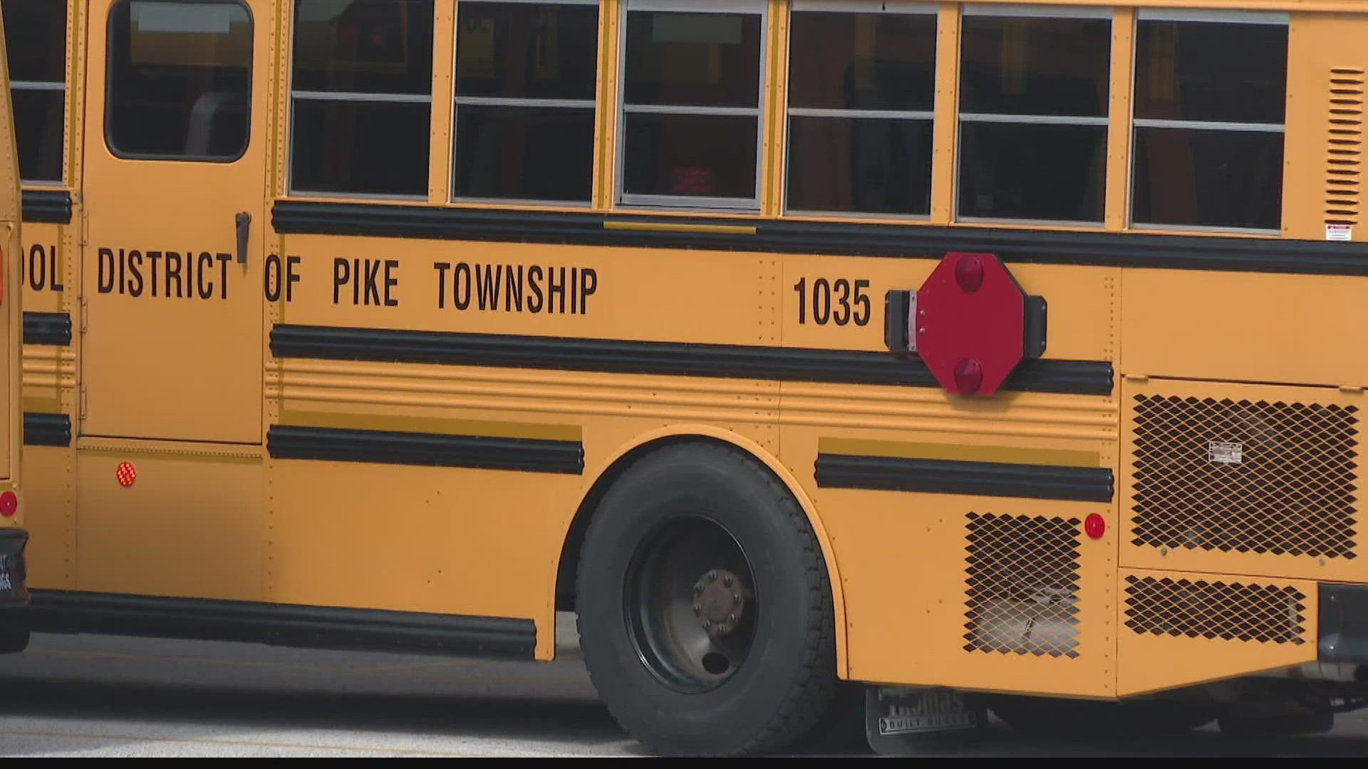 Pike Township schools are transitioning to e-learning once again on Tuesday after not having enough bus drivers for all its routes on Monday.