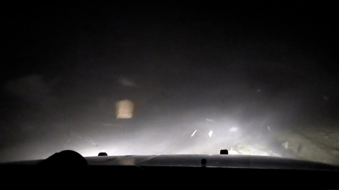 Dashcam Video As Allen County Deputy Gets Caught In Ef2 Tornado Wthr