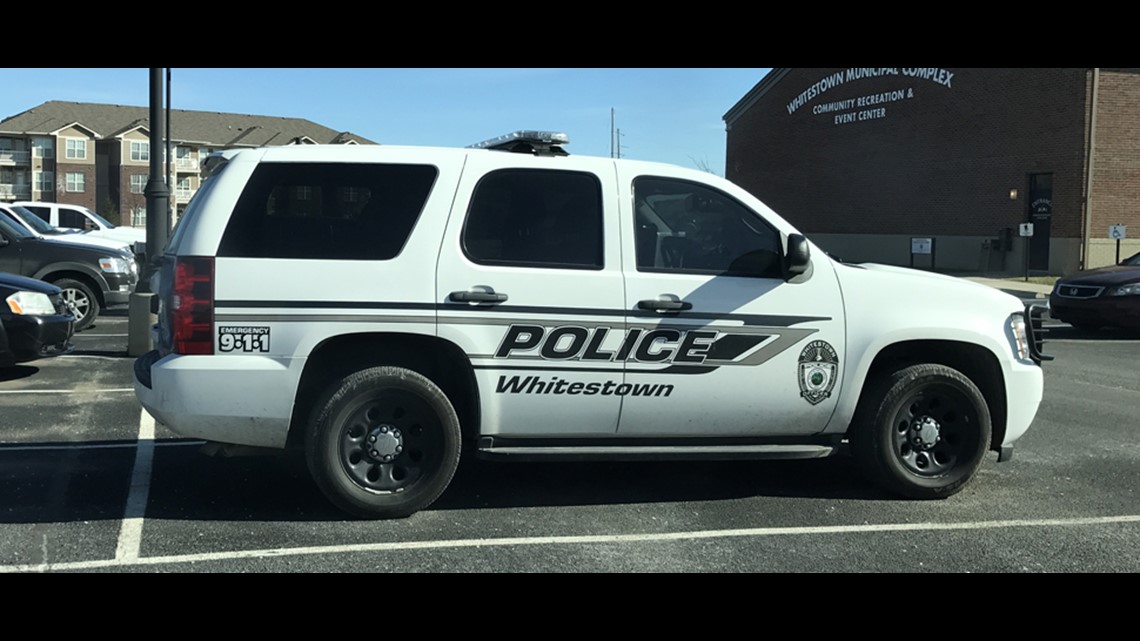 Whitestown police officers' squad cars vandalized at home