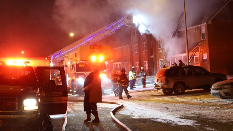 IFD: 2 teens hospitalized after apartment fire in Indy | wthr.com