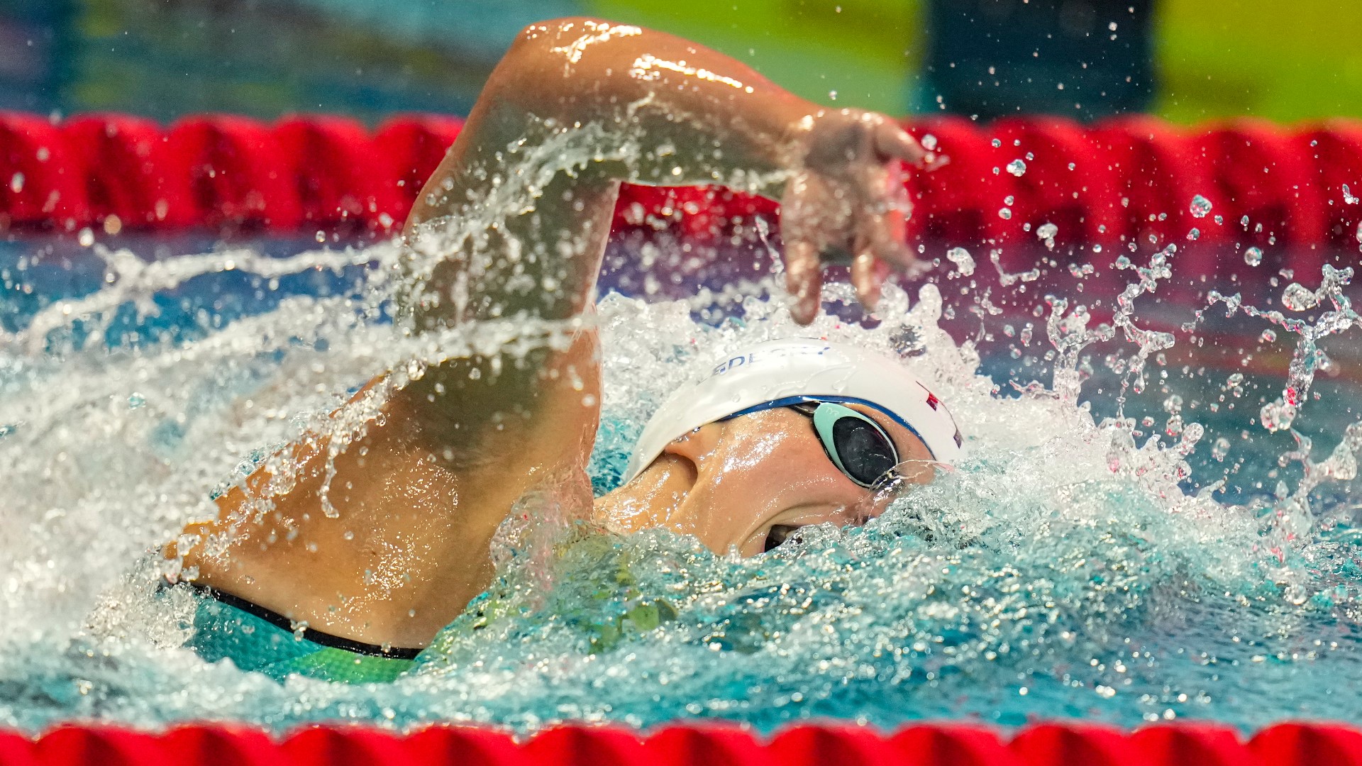 WATCH: Katie Ledecky responds to question about banned substances ...