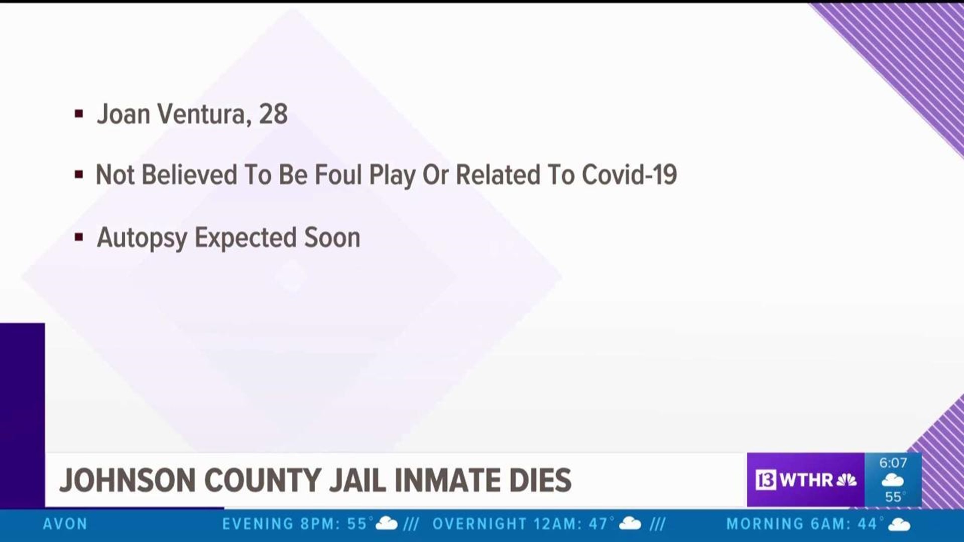 Johnson County Jail Inmate Dies