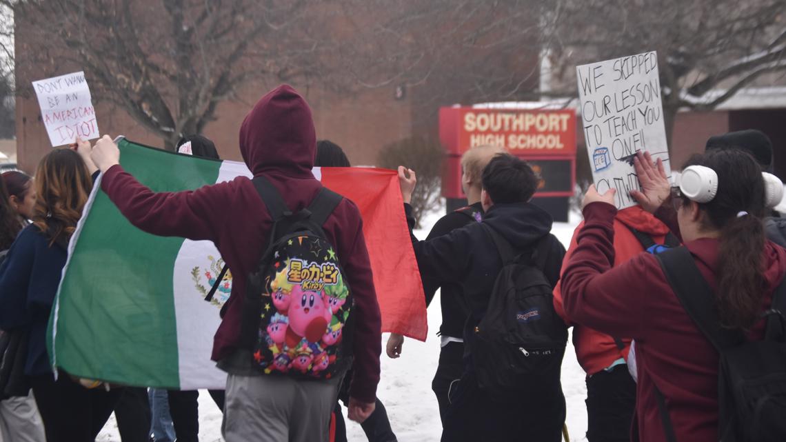 'I feel like it was very uncalled for' | Southport High School students suspended after walk out protest