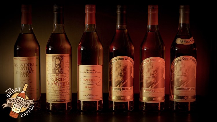 Raffle end Monday for 6 rare bottles of Old Rip Van Winkle bourbon benefitting benefit Make-A-Wish, CHAMP Camp
