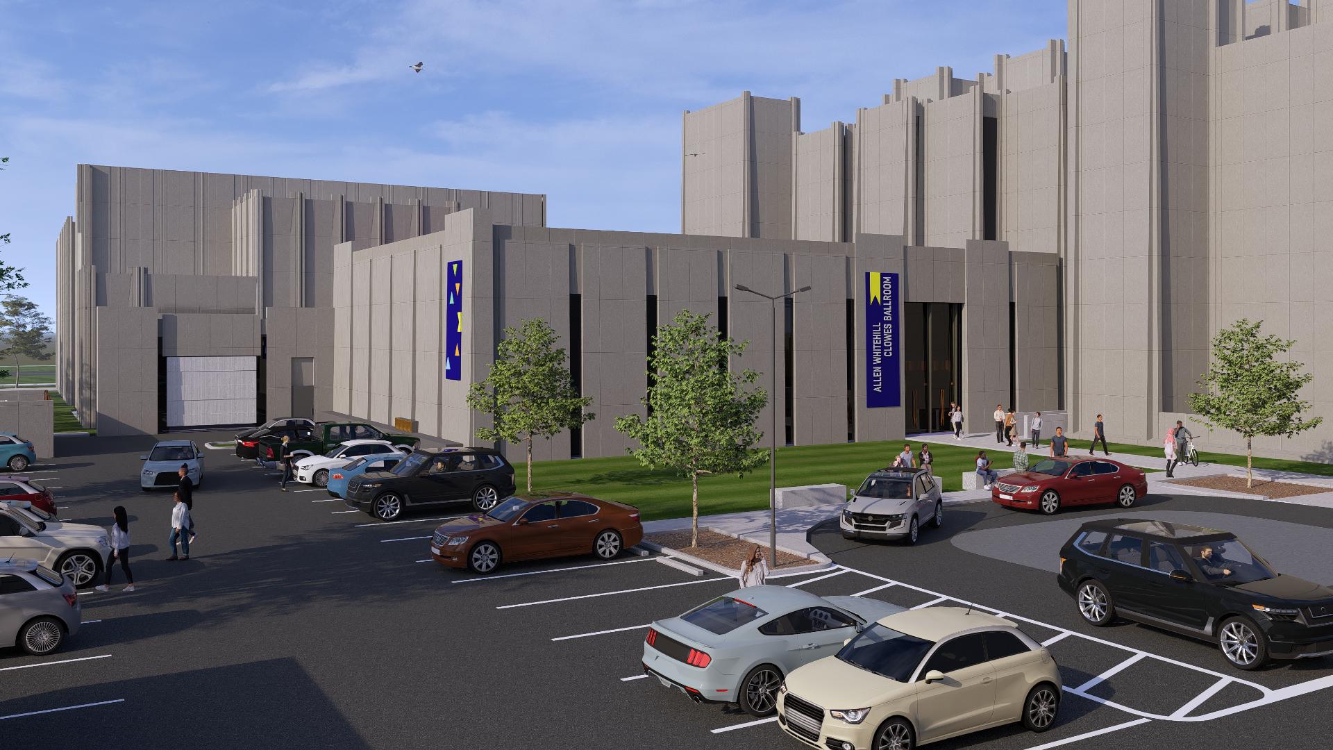 The grant will go toward the construction of a new, multi-purpose venue that will be located adjacent to Clowes Hall.